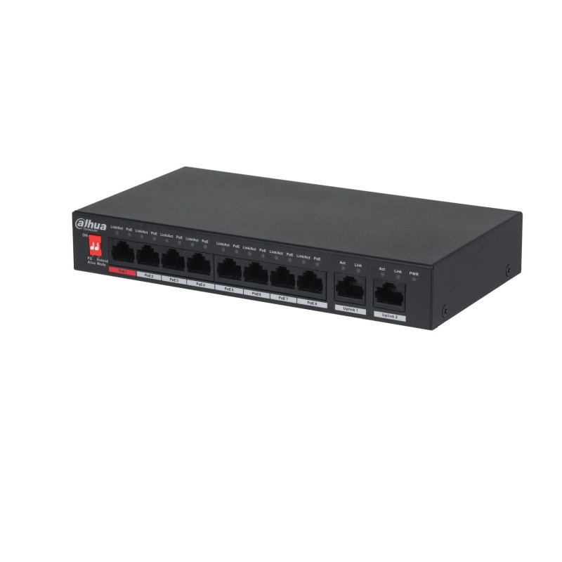DAHUA PFS3010-8ET-96-V2 8 PORT POE SWITCH